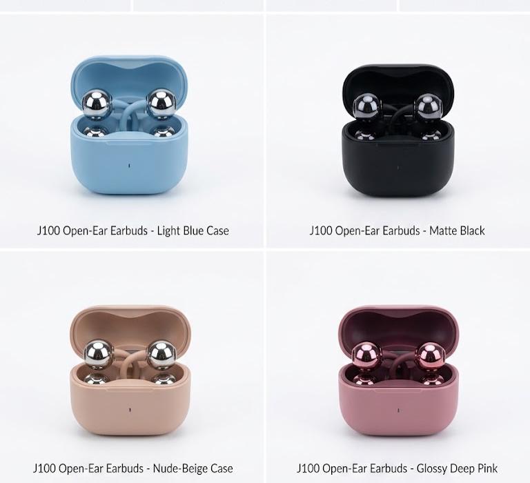 J100 Open-Ear Wireless Earbuds – C-Bridge Bluetooth Headphones