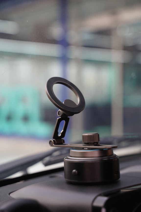 ASLI- SUPRAVOX X3-360 ADJUSTABLE MAGNATIC VACUUM PHONE HOLDER -CHARGABLE