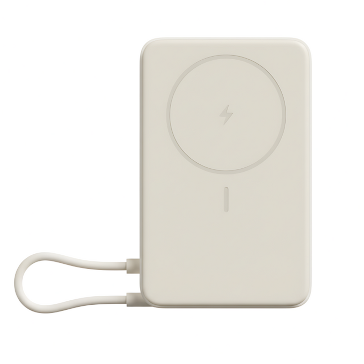 Xiaomi 33W Magnetic Power Bank 10000mAh with Built-in Stand, Integrated USB-C Cable & Wireless Charging