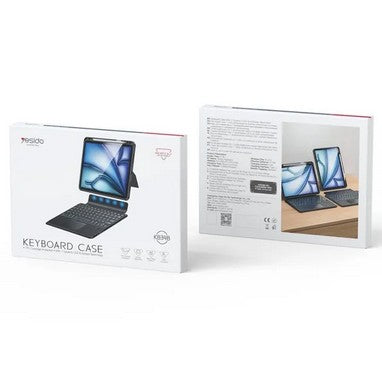 YESIDO iPad 11 Keyboard Case - Black