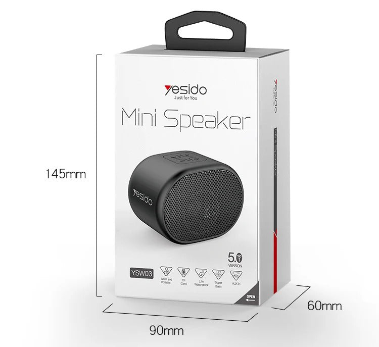YESIDO-Mini Bluetooth Speaker