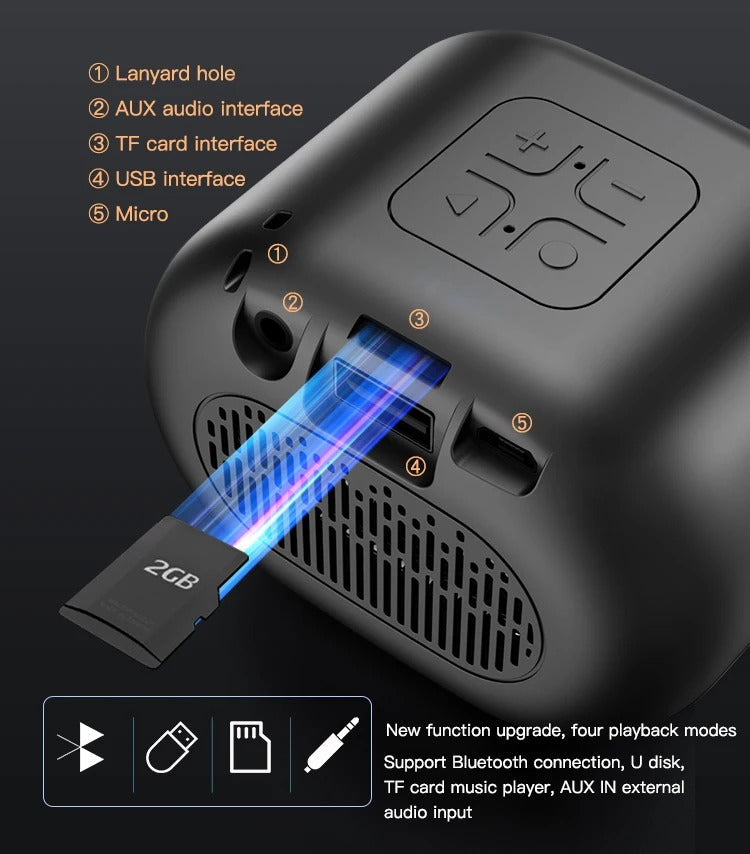 YESIDO-Mini Bluetooth Speaker