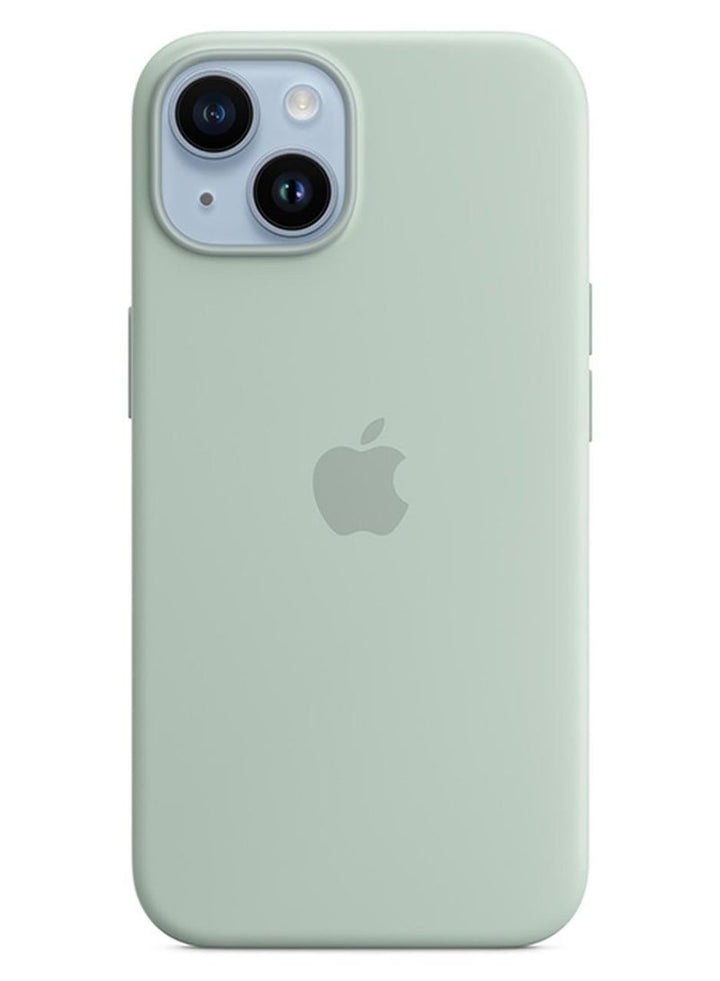 APPLE-جراب خلفي MagSafe من السيليكون لهاتف iPhone 14 - LO - سيكيولينت