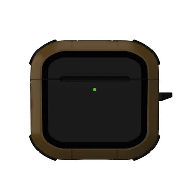 LZEL Airpods 4 Aurum Guard Max Hard PC+TPU Case - Brown