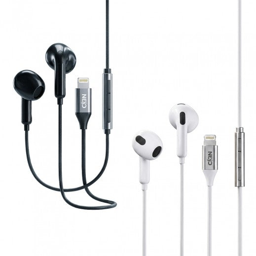 NEO EARPHONE LIGHTNING BLACK