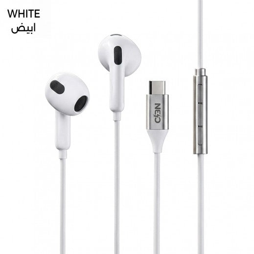 NEO TYPE C EARPHONES-WHITE