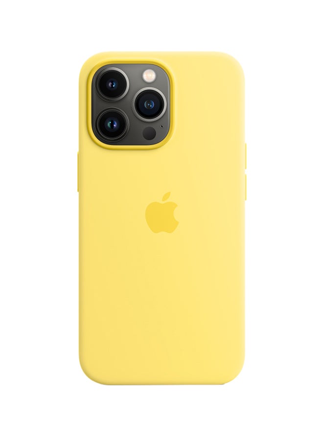 APPLE-iPhone 13 Pro MagSafe Silicone Back Cover – LO – Lemon Zest