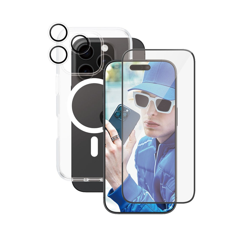 PanzerGlass® B1338+2862+1286, Flagship 3-in-1 Bundle iPhone 16 Pro