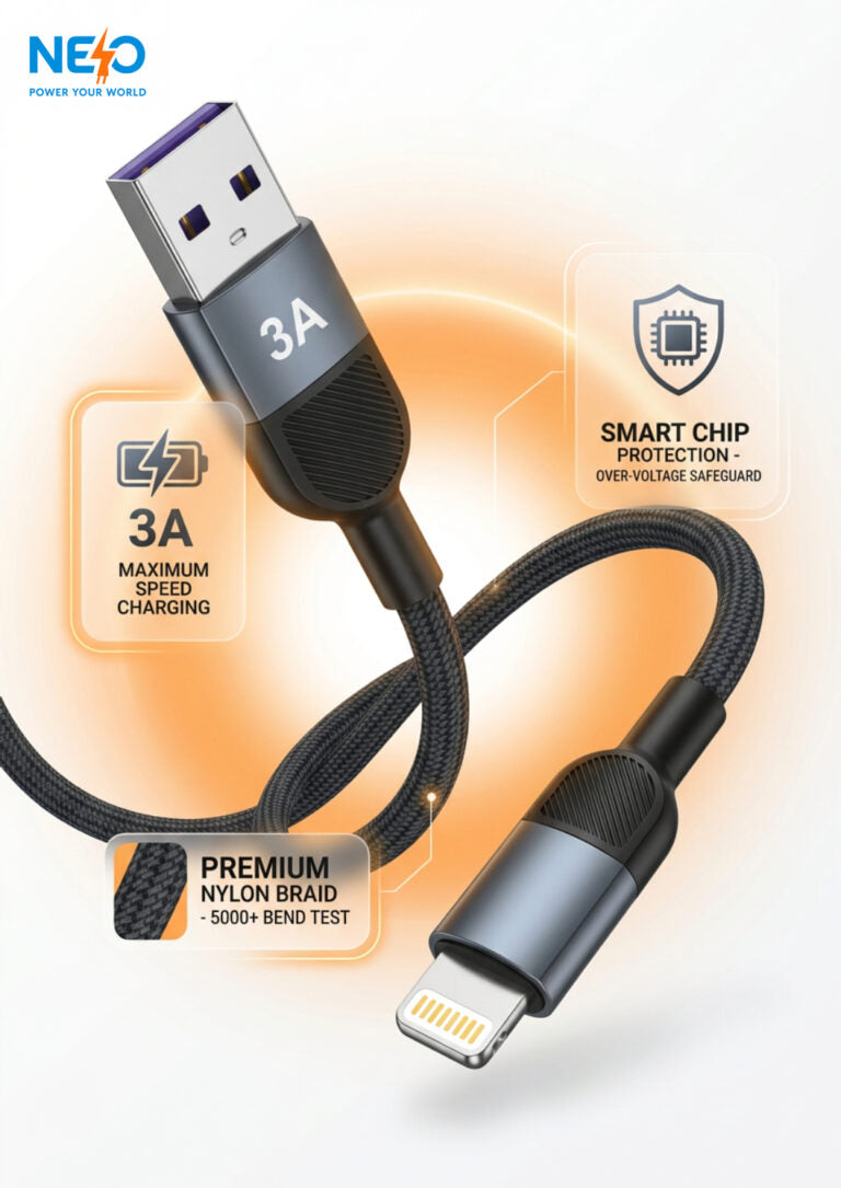 NEO - Ultra Flow USB-C to USB-C Cable 240W – 2m – Black