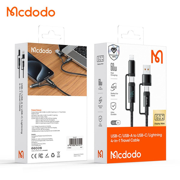 MCDODO-60W 4IN ONE  CABLE
