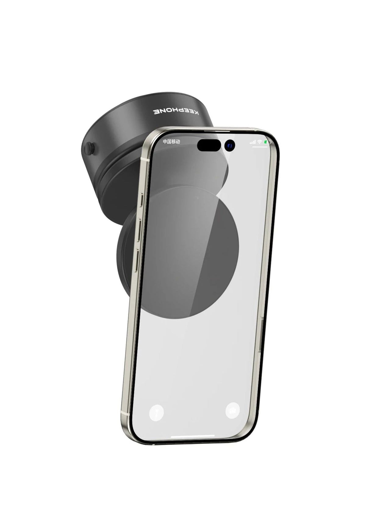 KEEPHONE - CR107 MagSafe Car Phone Holder with Suction Cup – Grey