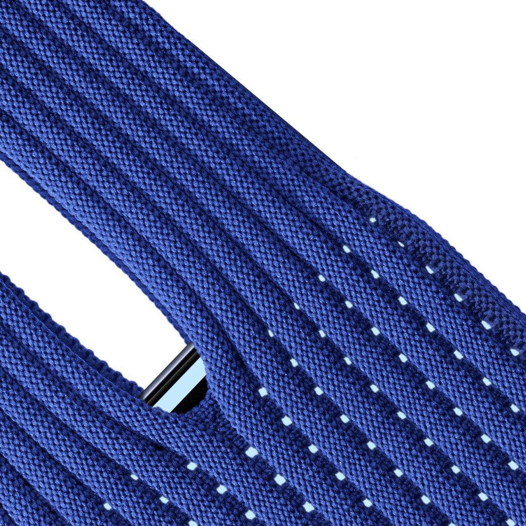 Phone Pocket with Strap – Stretch Knit Wearable iPhone Holder 40 cm | Sapphire
