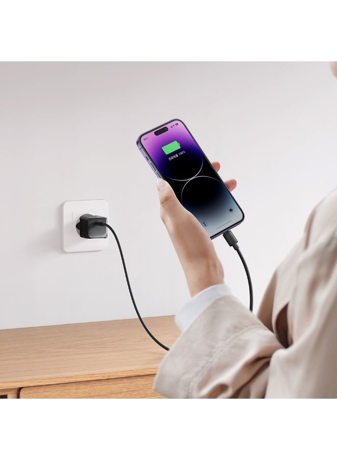 MCDODO-20W PD HOME CHARGER WITH USB C TO LIGHTNING  CABLE BLUE