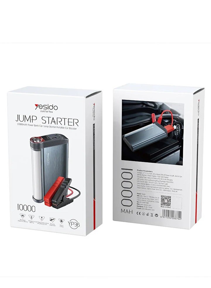 Yesido-10000mAh Jump Starter