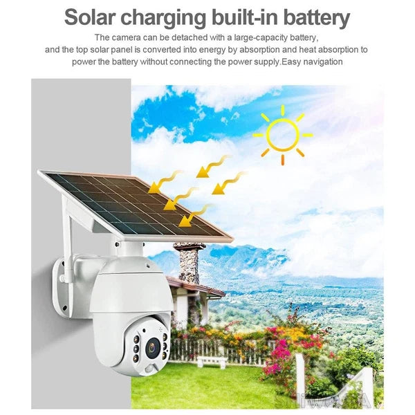 CRONY RBX-S10 4G Solar Security Camera – 1080P HD Outdoor Wireless CCTV