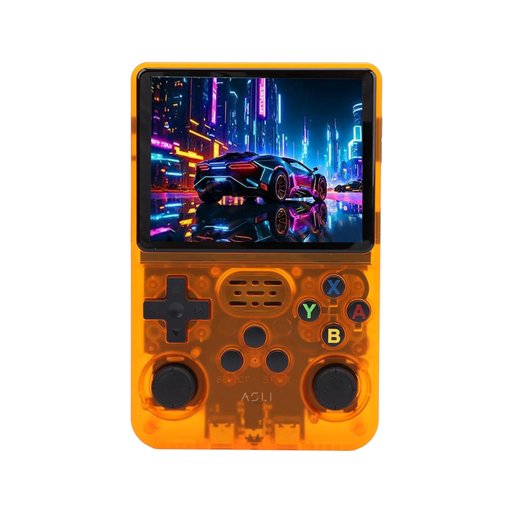 Asli Global Xretro Engine 3.5 Xretro Handheld Game Console With Linux System 128GB - Orange