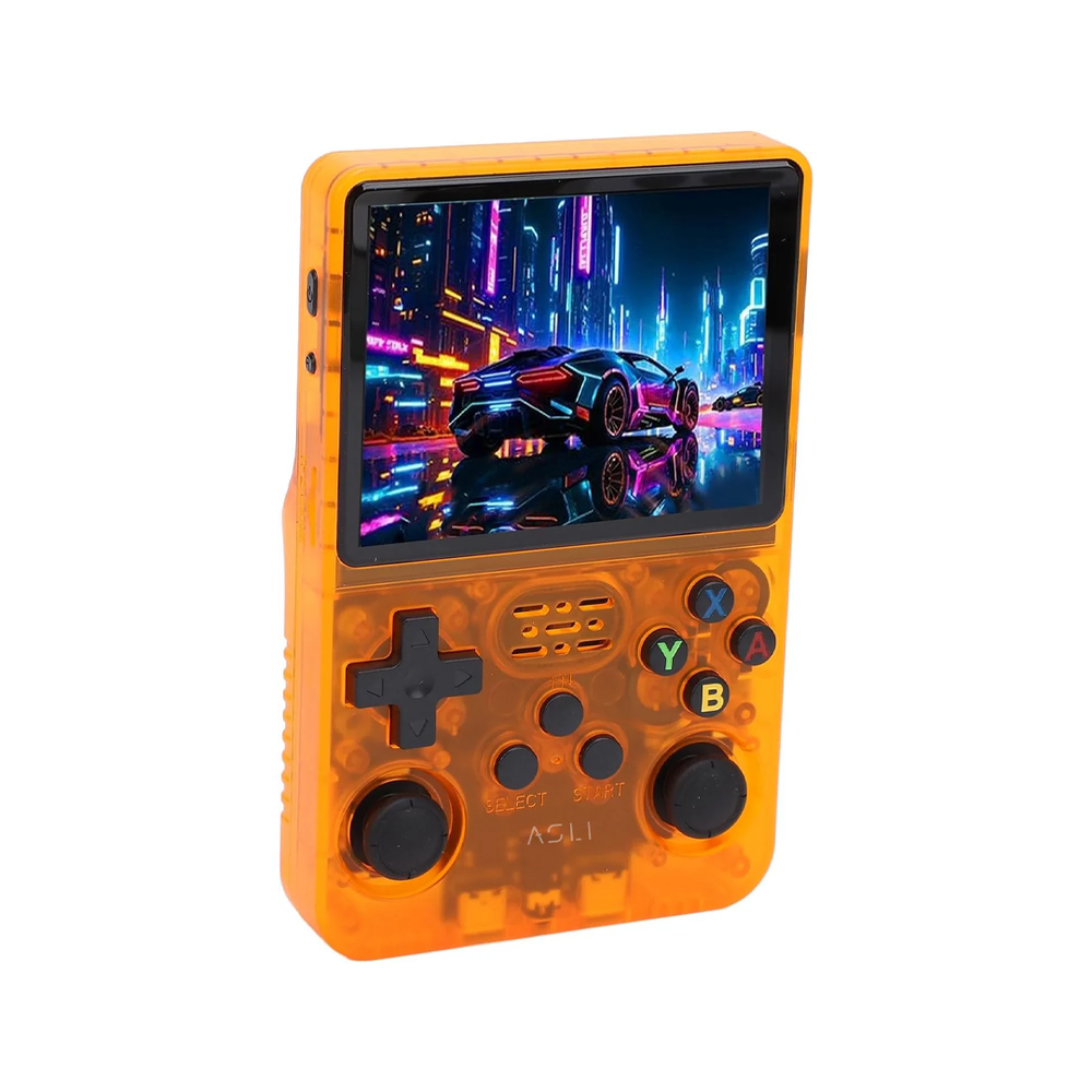 Asli Global Xretro Engine 3.5 Xretro Handheld Game Console With Linux System 128GB - Orange