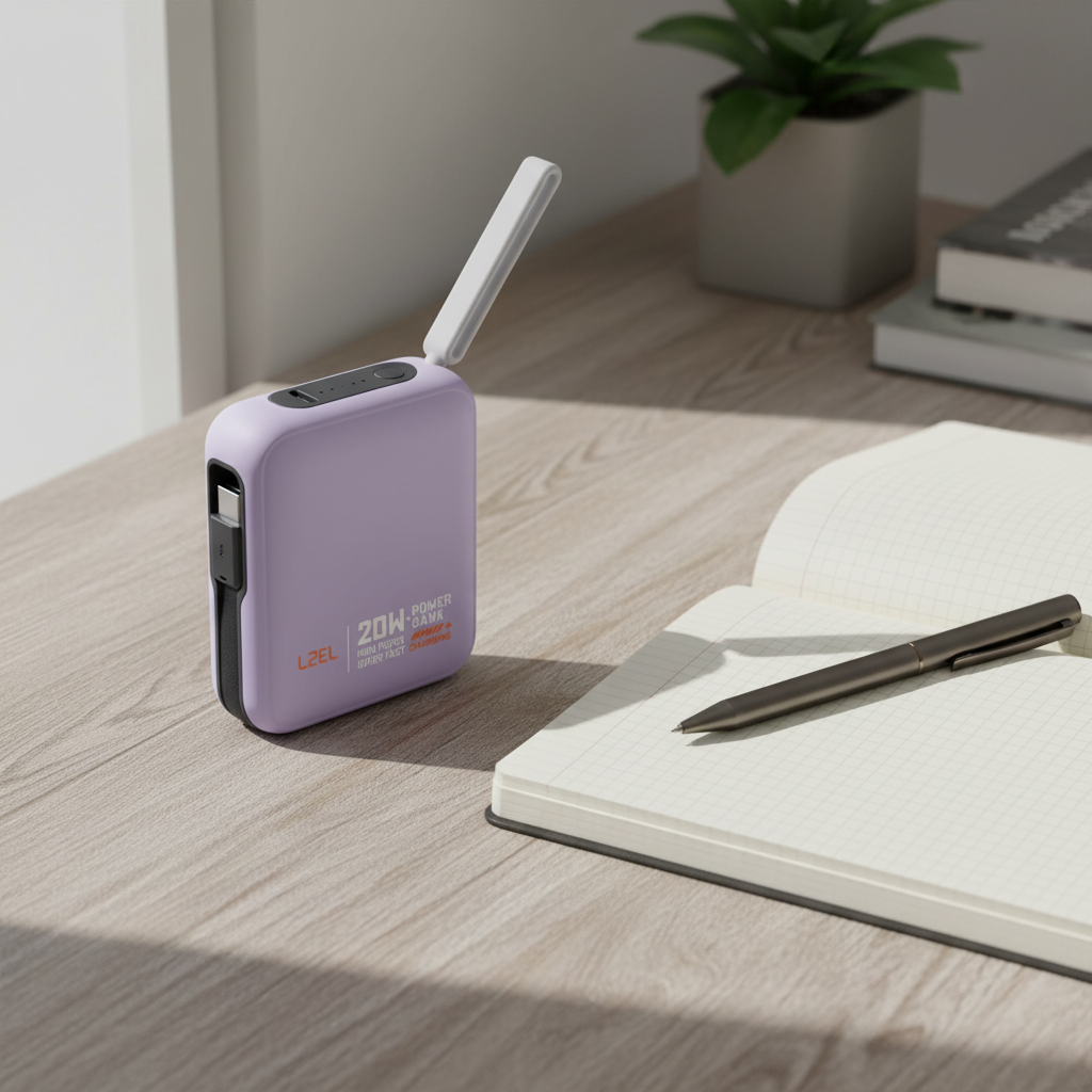 LZEL ZenoFlex Charge Mini 10000mAh PD Power Bank – 20W Output / 18W Input