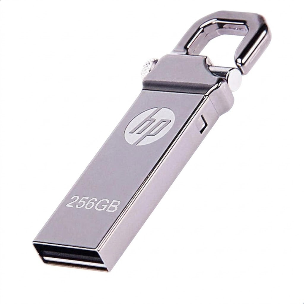 HP v250w 256GB USB Flash Drive- Silver