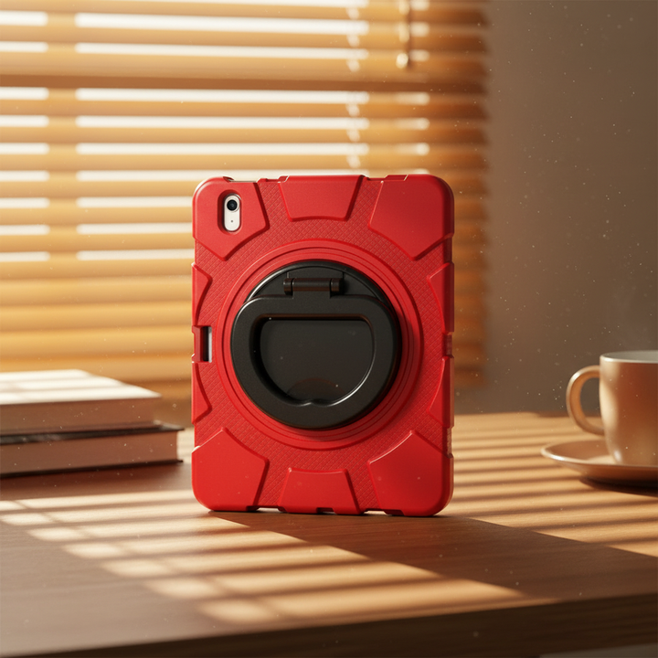 Asli Global Smartix Armor Shockproof Case for iPad 10th & 11th Generation (10.9" & 11") - Red/Black