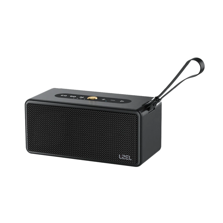 LZEL Aquilasonus Xs Premium Wireless Speaker With Deep Bass Bluetooth 5.4 - Fast Charging - 4000mah Battery | Black