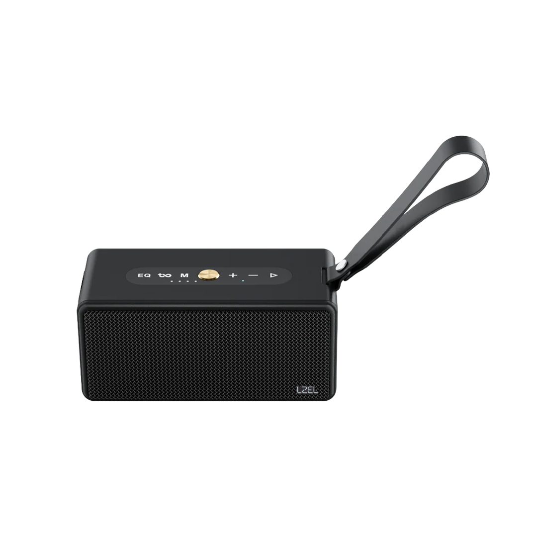 LZEL Aquilasonus Xs Premium Wireless Speaker With Deep Bass Bluetooth 5.4 - Fast Charging - 4000mah Battery | Black