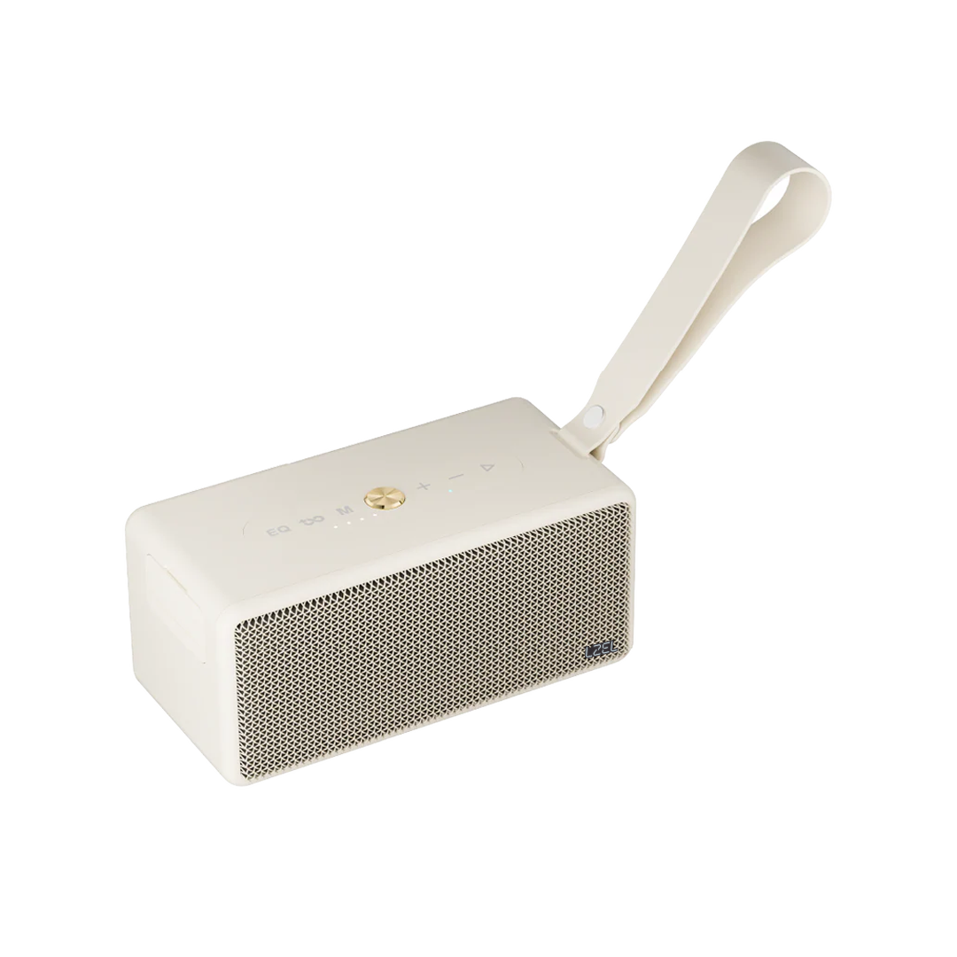 LZEL Aquilasonus Xs Premium Wireless Speaker With Deep Bass Bluetooth 5.4 - Fast Charging - 4000mah Battery | Beige