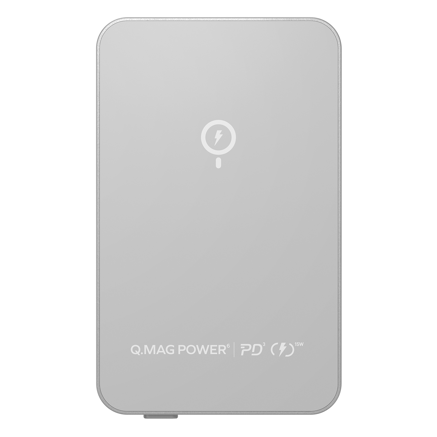 Momax Q.mag Power6 5000 Magnetic Wireless Battery Pack - Silver