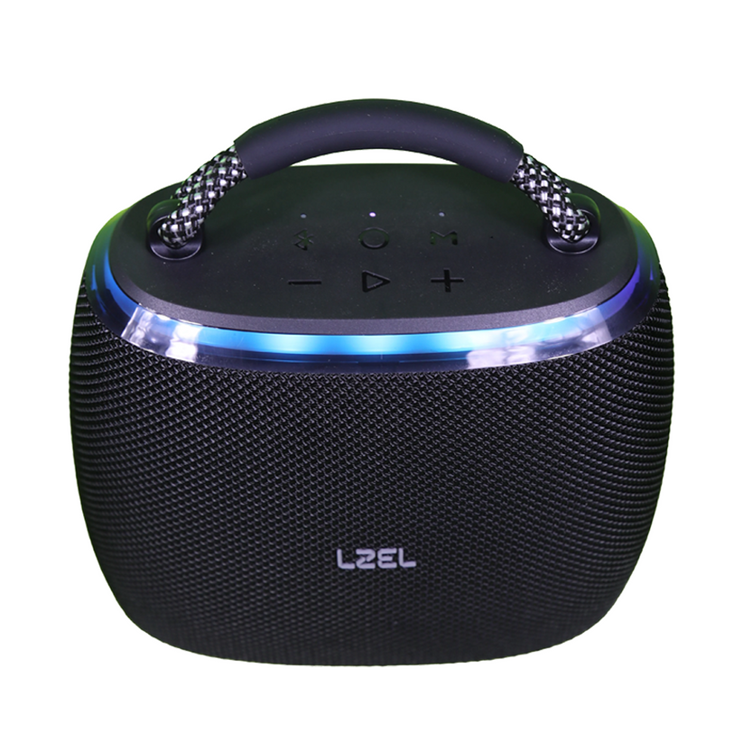 LZEL AquilaSonus Pulse Ultimate – Waterproof Portable Bluetooth Speaker - Black