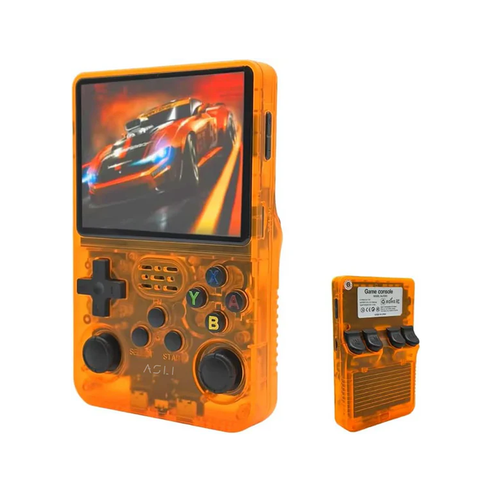 Asli Global Xretro Engine 3.5 Xretro Handheld Game Console With Linux System 128GB - Orange