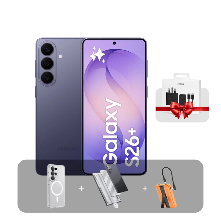 Samsung S26+ 5G Phone, 6.7”, 12GB, 512GB + Bundle Offer | Violet