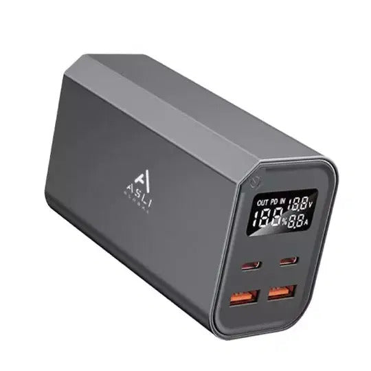 Asli Global ChargePro Alloy 30000mAh PD Power Bank 100W – Gray