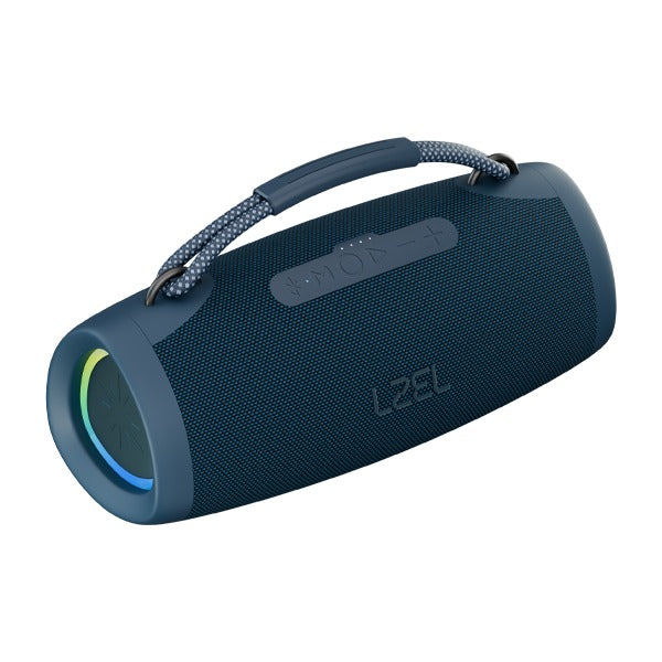 LZEL Aquilasonus Pro Portable Waterproof Bluetooth Speaker With RGB Lights - Blue