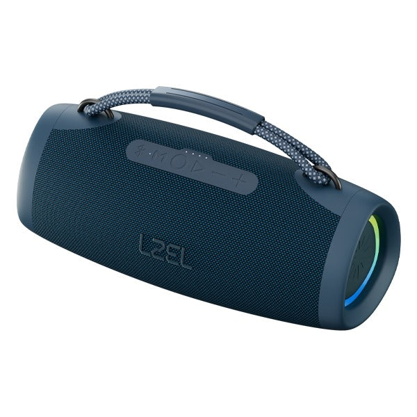 LZEL Aquilasonus Pro Portable Waterproof Bluetooth Speaker With RGB Lights - Blue