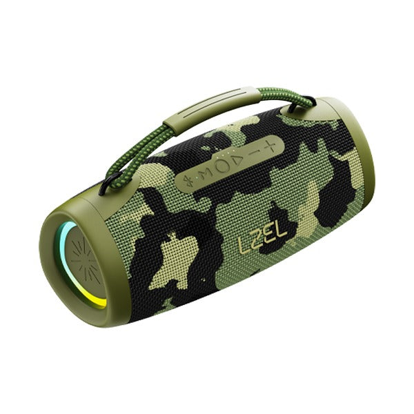 LZEL Aquilasonus Pro Portable Waterproof Bluetooth Speaker With RGB Lights - Green