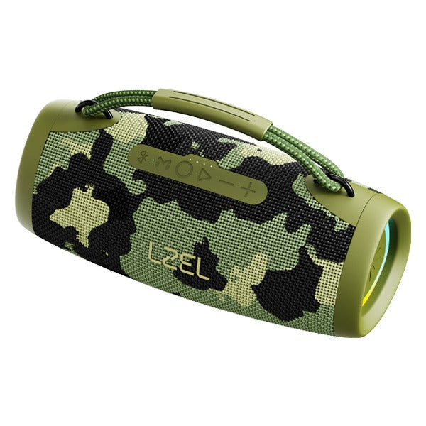 LZEL Aquilasonus Pro Portable Waterproof Bluetooth Speaker With RGB Lights - Green