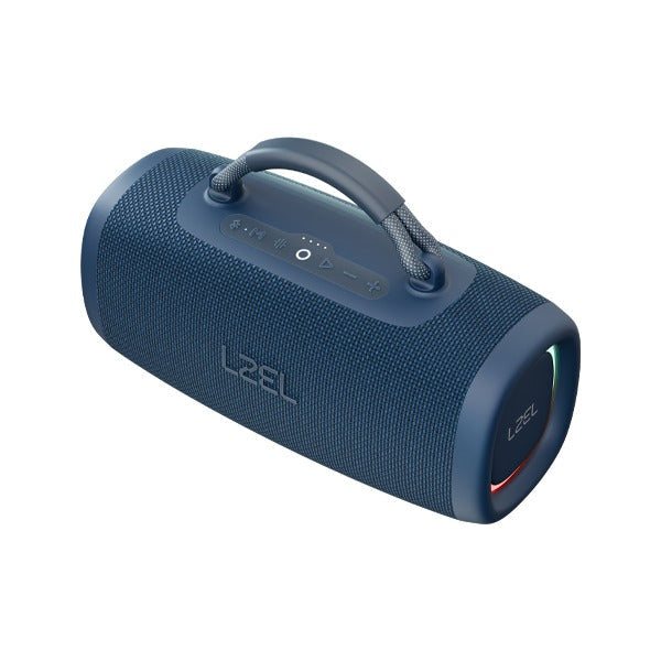 LZEL Aquilasonus Max Portable Waterproof Bluetooth Speaker With RGB Lights - Blue