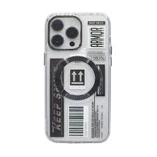 Trendy iPhone 15 Pro Cover Case With Magsafe - Black