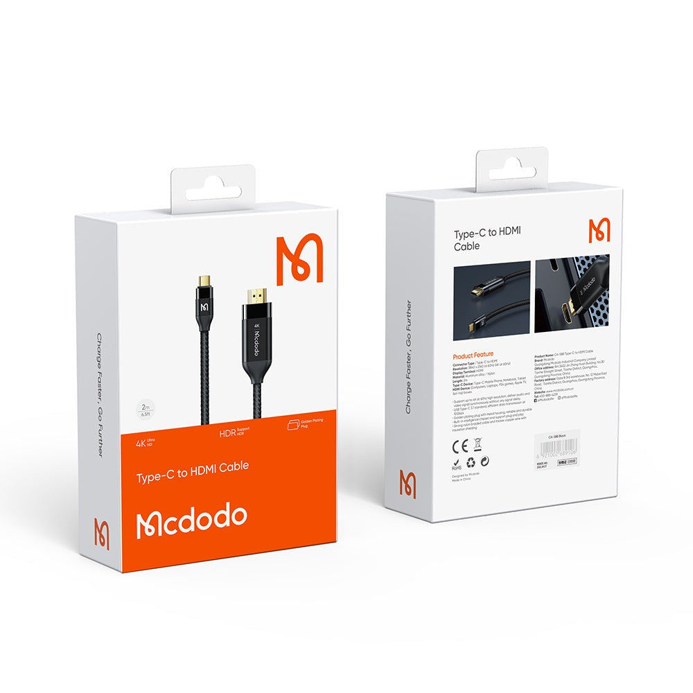 MCDODO-TYPE C TO HDMI CABLE