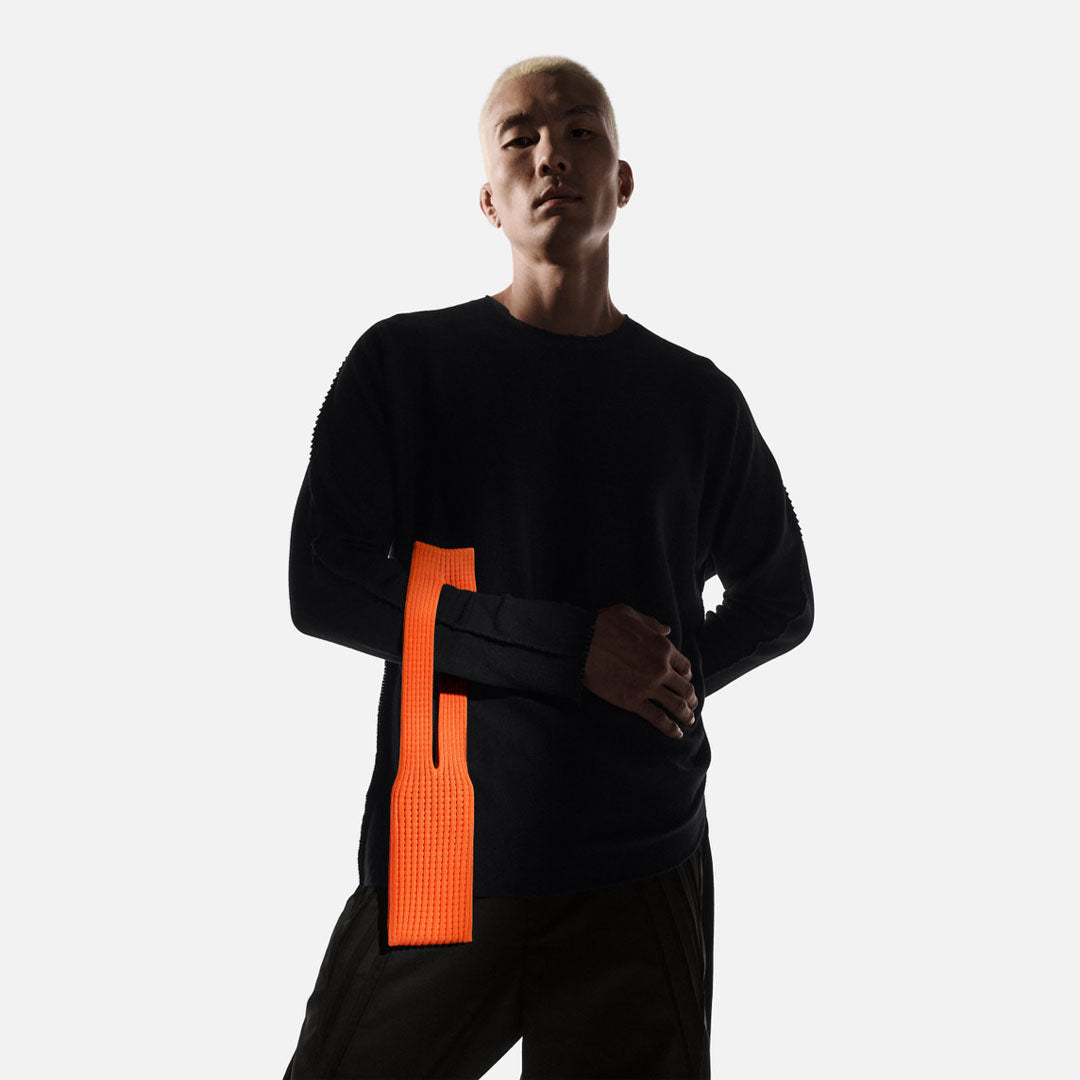 Phone Pocket with Strap – Stretch Knit Wearable iPhone Holder 40 cm | Mandarin