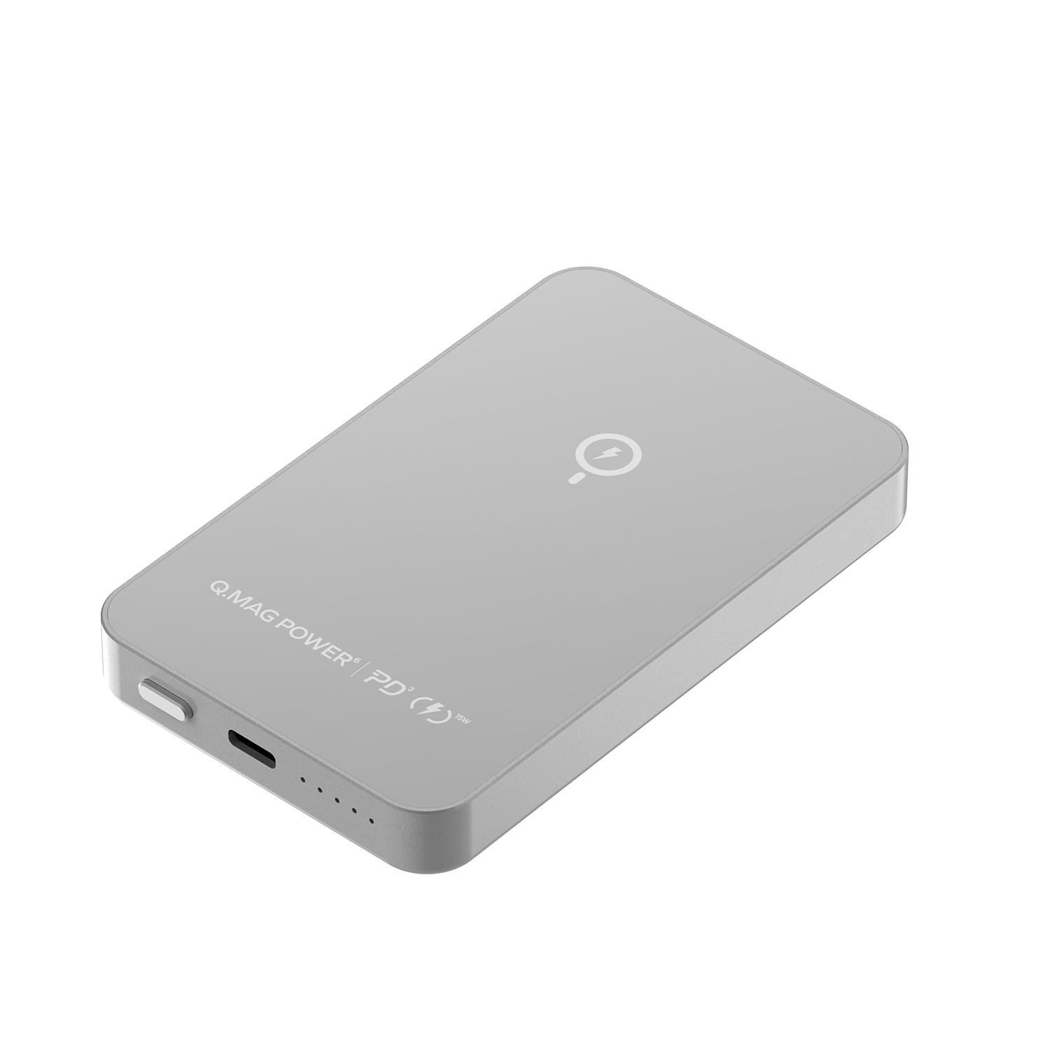 Momax Q.mag Power6 5000 Magnetic Wireless Battery Pack - Silver