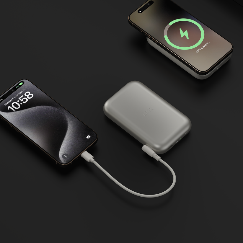 LZEL Zenoflex Flow20 Wireless Charging Power Bank 10000mAh – Gray
