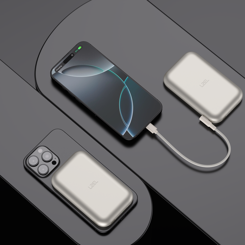 LZEL Zenoflex Flow20 Wireless Charging Power Bank 10000mAh – Gray