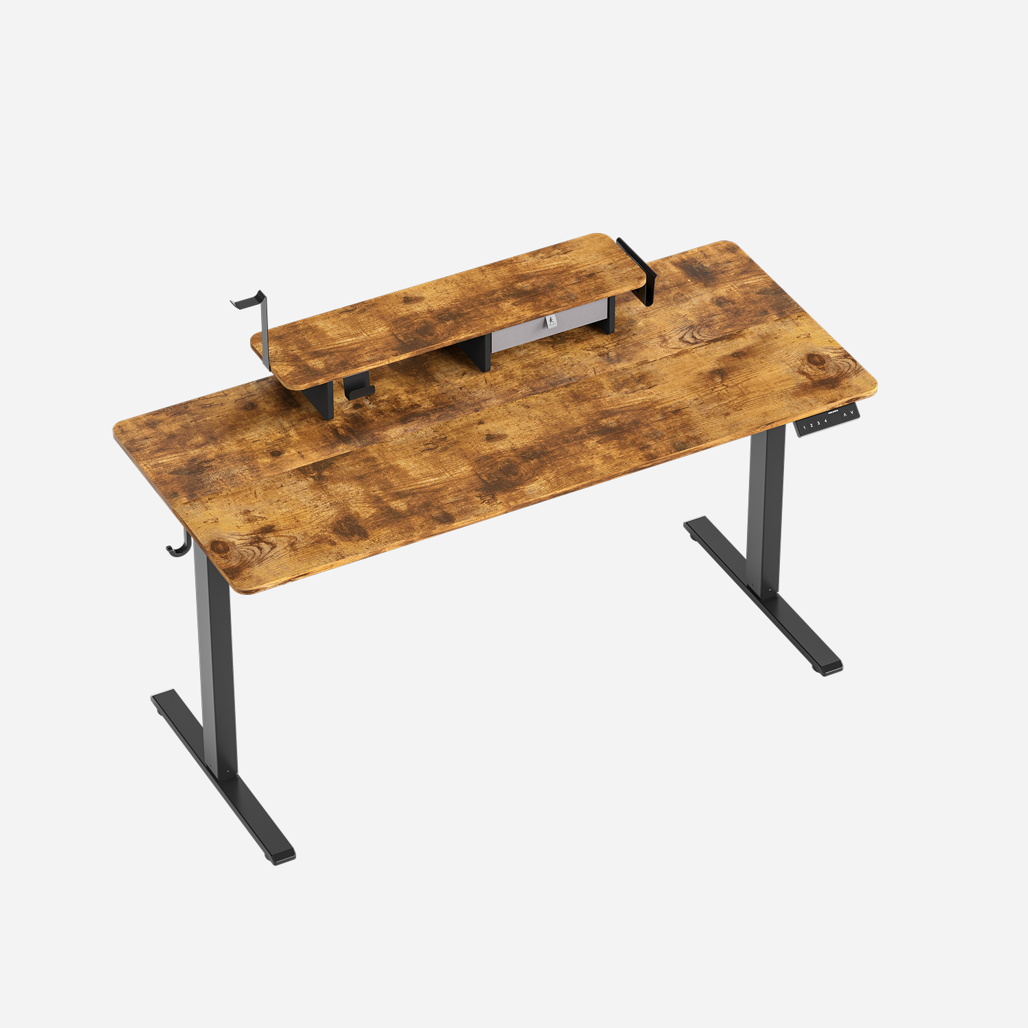 KingSmith ETSFI21 Antique wood color smart height adjustable table