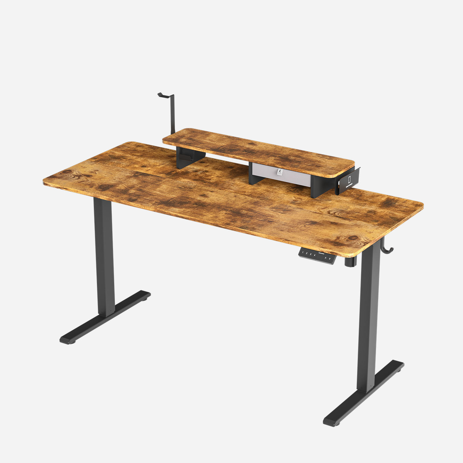 KingSmith ETSFI21 Antique wood color smart height adjustable table
