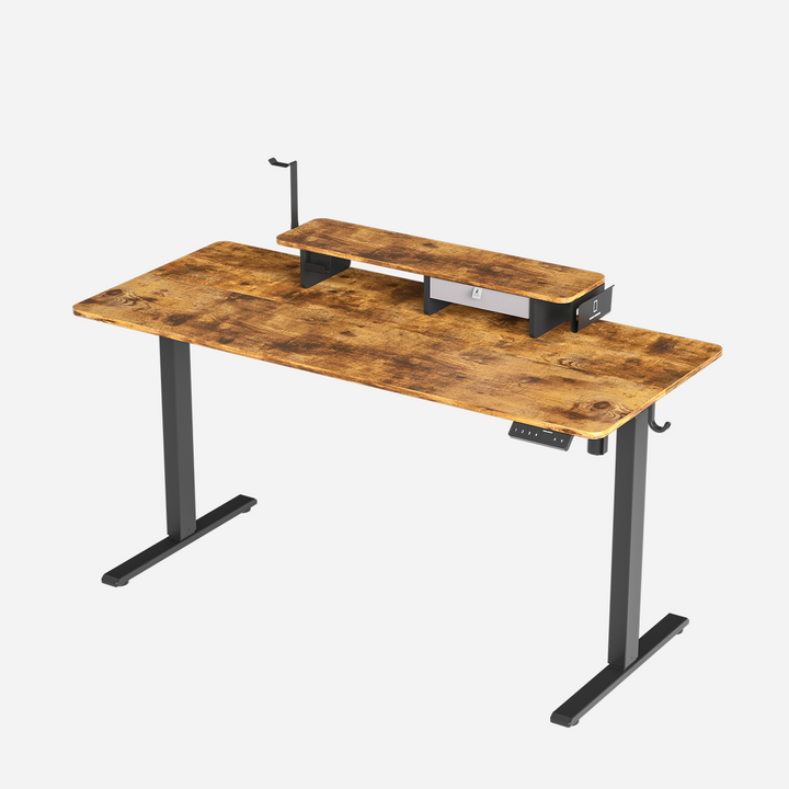 KingSmith ETSFI21 Antique wood color smart height adjustable table