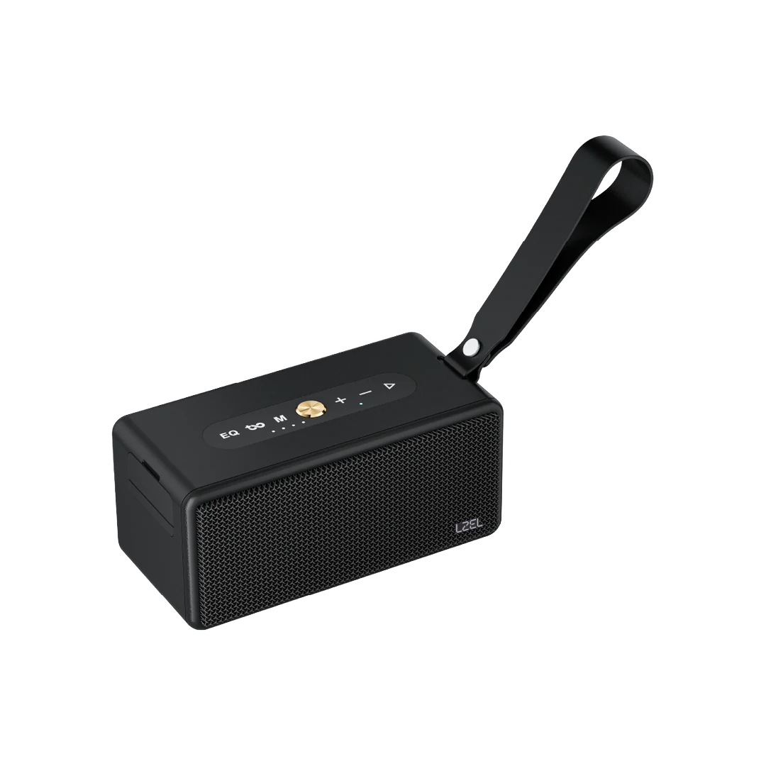 LZEL Aquilasonus Xs Premium Wireless Speaker With Deep Bass Bluetooth 5.4 - Fast Charging - 4000mah Battery | Black