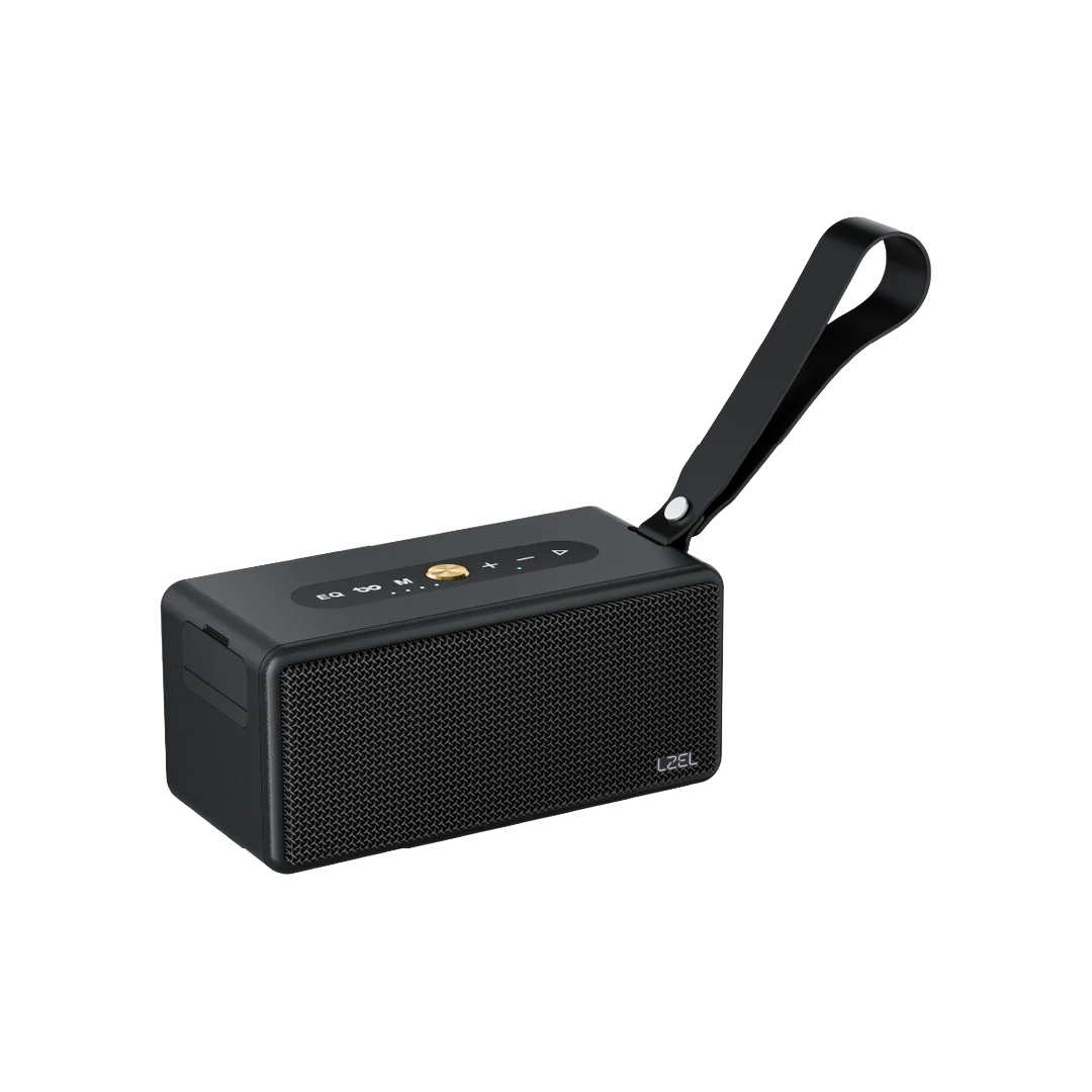 LZEL Aquilasonus Xs Premium Wireless Speaker With Deep Bass Bluetooth 5.4 - Fast Charging - 4000mah Battery | Black