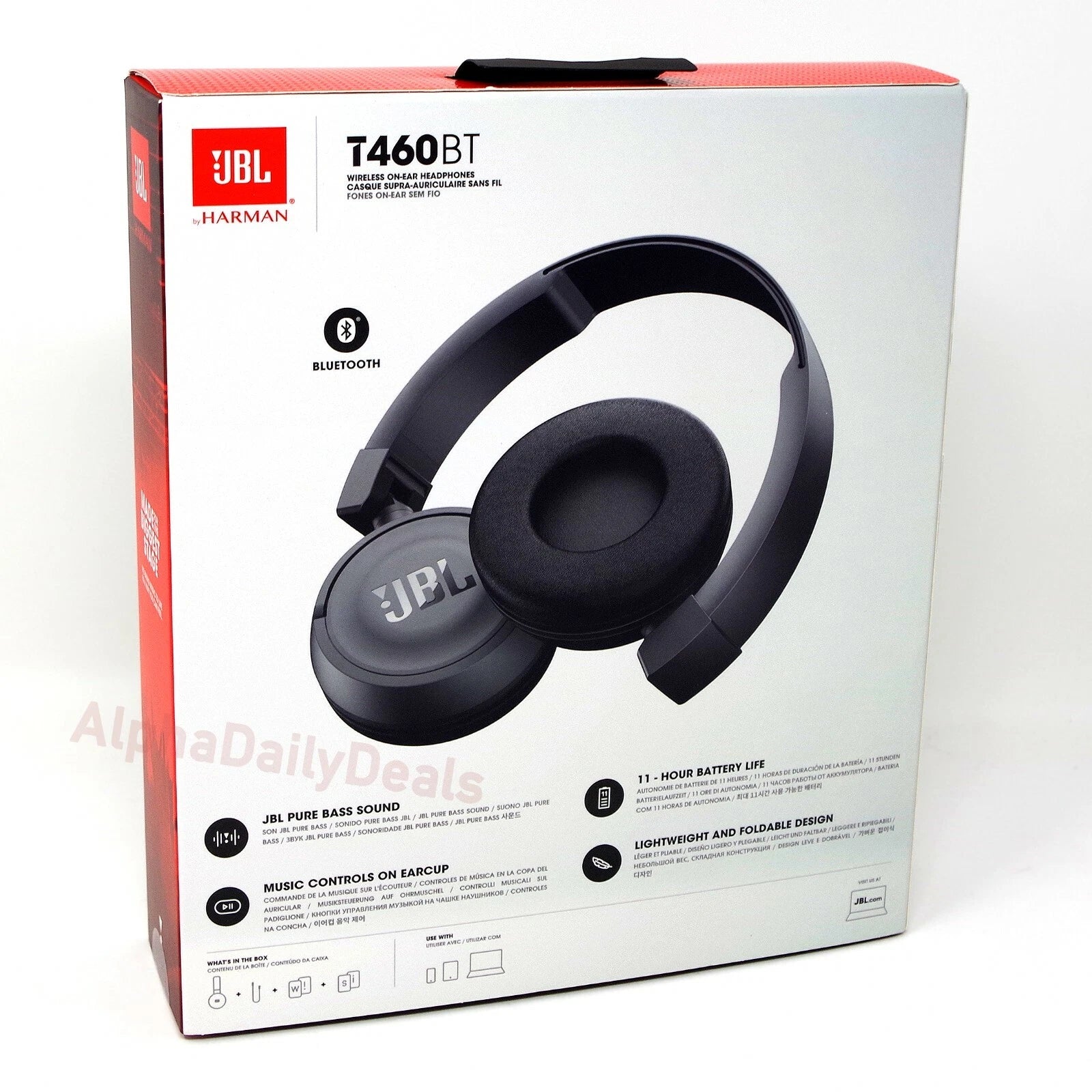 JBL-TUNE 460BT BLUETOOTH HEAD PHONE-BLACK