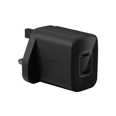LZEL VoltixCharge 45W Duals Port USB-C GaN Wall Charger